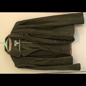 Old Navy Army Green Corduroy Jacket